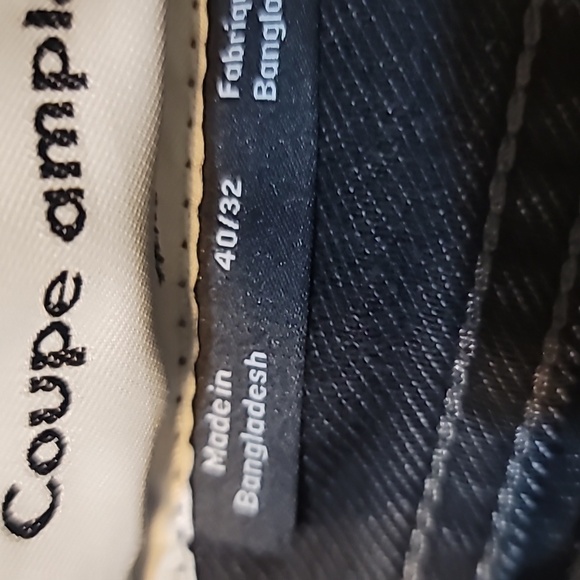 H&M Loose Fit Black Jeans 40 X 32 Like New - Picture 10 of 11